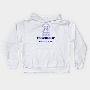 Ploemeur my haven of peace - Brittany Morbihan 56 BZH Sea Kids Hoodie